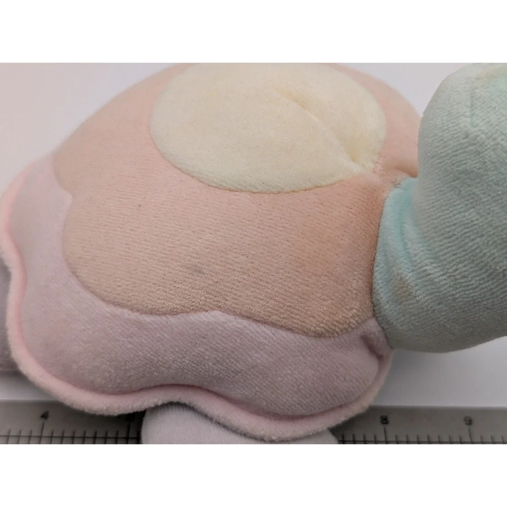 Baby Gund Rainbow Racer Turtle Plush 5696 Pastel Stuffed Animal Toy‎